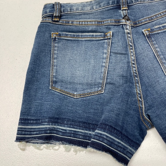 NWT Prana London Jean Shorts Raw Hem Blue Sz 4/27 - Picture 6 of 13